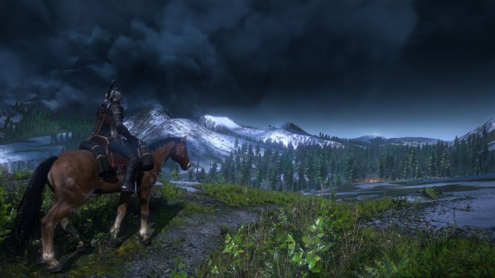Witcher 3 Geralt Landscape